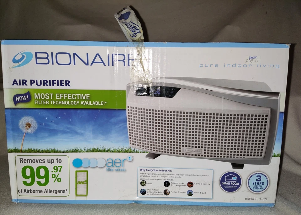Purificador de Aire Bionaire Modelo BAP9200A-CN ~~ ¡NUEVO EN CAJA! Foto 1 de 4