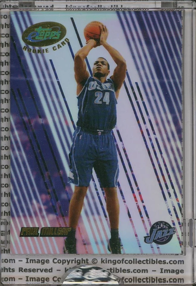 PAUL MILLSAP ROOKIE CARD 2007 eTopps #38 Utah Jazz #/699 IN HAND Denver Nuggets - Image 1 of 1