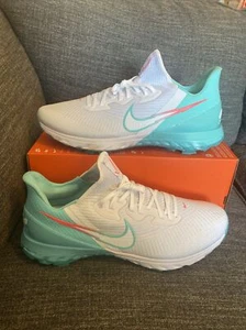 Nike Air Zoom Infinity Tour W White Aurora Green-Hot Punch CT0541-177 Men Sz 16 - Picture 1 of 5