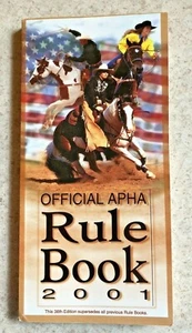 American Paint Horse Association offizielles APHA 2001 Regelbuch - Equine Equus - Bild 1 von 2