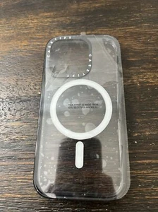 CASETiFY Impact Case w/ Magsafe for iPhone 15 PRO 6.1” Clear/Black USED - Photo 1 sur 6