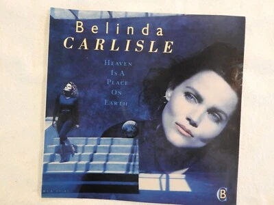 BELINDA CARLISLE "Heaven Is A Place On Earth" PICTURE SLEEVE! BRAND NEW! - Image 1 of 2