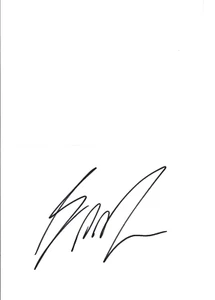 George R. R. Martin REAL SIGNED Greeting Card JSA COA Autograph Game of Thrones - Picture 1 of 4