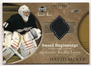 David McKee 06-07 UD Sweet Shot Sweet Beginnings Rookie Jersey /499 - Picture 1 of 1