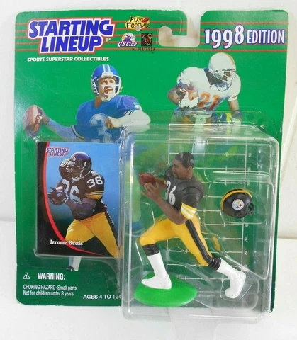 Vtg Starting Lineup Jerome Bettis Figure 1998 Edition NFL Football Collectibles Cover