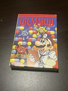 Dr. Mario NES Complete in Box CIB Authentic Tested Mint - Picture 1 of 8