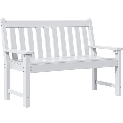 TAUS Garden Bench 2-Person Patio Bench All Weather Outdoor Bench for Park, Porch - Image 1 of 4