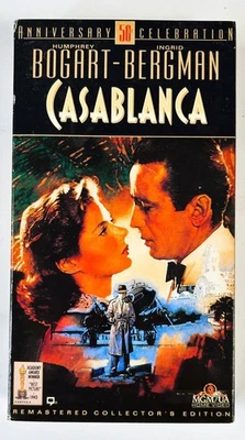 Casablanca (VHS, 1992) 50th Anniversary Celebration VHS  EX Cond - Image 1 of 4