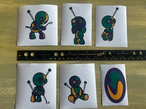 Rare LOT SuperStroke Super Stroke Mardi Gras Putter Grip Sticker Voodoo Birdie - Picture 1 of 7