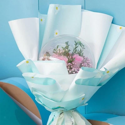 Flower Box Bouquet Wrapper Wedding Bouquet Ball for Party Decor DIY - Image 1 of 4