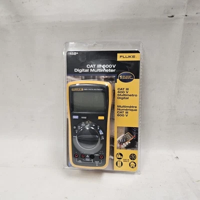 Fluke 15B+ CAT III 600V Digital Multimeter (1000V/10A) New - Image 1 of 2