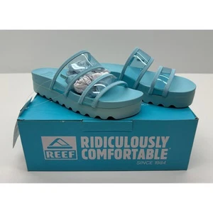 REEF WOMEN'S CUSHION VISTA HI-ENERGY SANDALS LIGHT BLUE SIZE 7 NIB #02S - Picture 1 of 11