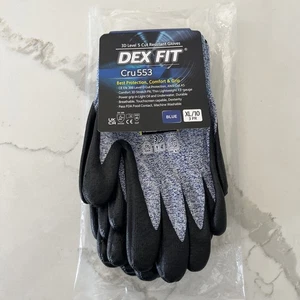 3 pares de guantes resistentes a cortes DEX FIT nivel 5 Cru553 3D cómodo ajuste elástico XL - Imagen 1 de 4