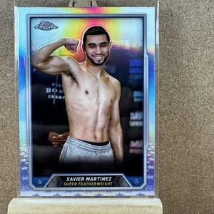 Xavier Martinez 2024 Topps Chrome Boxing Trading Card #63 Silver Refractor - Picture 1 of 2