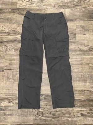 Pantalones cargo grises para mujer The North Face talla 8, pantalones cortos convertibles senderismo pesca Foto 1 de 4