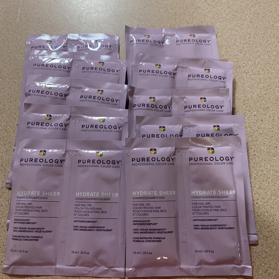 Pureology Hydrate Sheer Shampoo 10 Travel pack/ .35 oz - Image 1 of 2