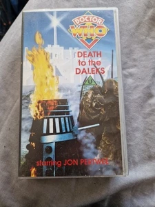 Doctor Who - Death to the Daleks - VHS - Jon Pertwee - 3rd Doctor - Picture 1 of 2