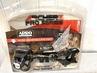 Apex Gear ArcherZ Pro Series Arro Select Micro-Adjustable 5-Pin Bow Sight NEW!