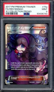 2017 Pokémon Premium Trainer XY Collection Promo Full Art Hex Maniac #75a PSA 9 - Picture 1 of 2