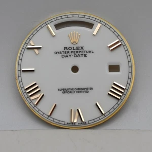 Rolex Day-Date White Roman Numerals Dial 228235 - Picture 1 of 5