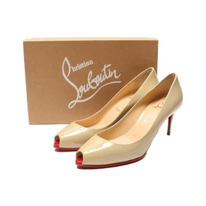 Christian Louboutin Pumps Heel Patent Leather Size:38.5/JP:24.5 131706K Authen - Picture 1 of 7
