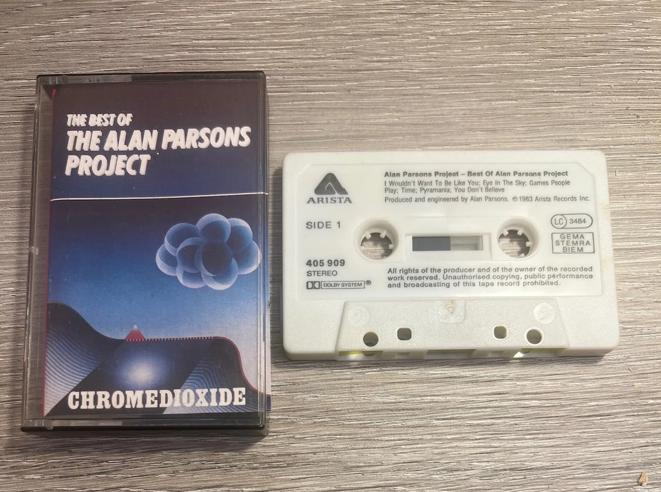Best of ALAN PARSONS PROJECT Vintage Audio Music Cassette Tape 1983 Excellent - Image 1 of 2