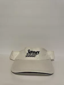 Vintage Suntory Water Group White Adjustable Visor Hat - Picture 1 of 7