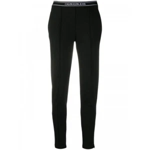 PANTALONE TUTA DONNA CALVIN KLEIN JEANS J20J214300 COTONE NERO ORIGINALE AI 2023 - Bild 1 von 3