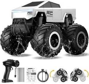 Tesla CyberTruck Ferngesteuertes Auto Amphibien Saker Imprägnierung LKW Spielzeug - Bild 1 von 12