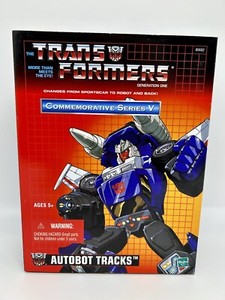 Transformers Autobot TRACKS Commemorative Series V G1 Hasbro 2003 See Video!