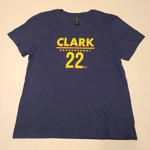 Caitlin Clark T Shirt Womens Size L Indiana Fever Navy Blue New 🏀 🆕️ - Picture 1 of 4
