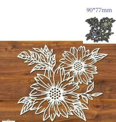 Flowers metal cutting dies scrapbooking cutting dies embossing embossing stencil - Image 1 of 4