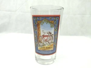 Fat Tire Amber Ale Beer Pint Glass Clear Fort Collins 16 OZ NEW  - Picture 1 of 2