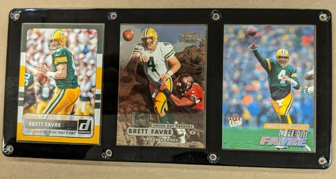 BRETT FAVRE 3 CARD PLAQUE GREEN BAY PACKERS Cover