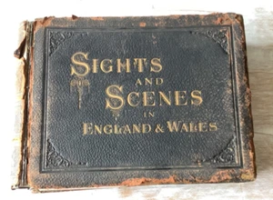 c1900 Sights and Scenes in England and Wales Cassell Photo Book approx 300 illus - Imagen 1 de 23
