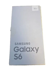 Samsung Galaxy S6 White 32GB Empty Box all Manuals NO PHONE - Photo 1 sur 8