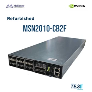 NVIDIA Mellanox® MSN2010-CB2F Spectrum 25GbE/100GbE 1U 18 SFP2 & 4 QSFP - Picture 1 of 8