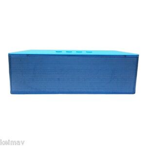 Portable Long Bluetooth Speaker with Flashing Lights (Blue) ZYW