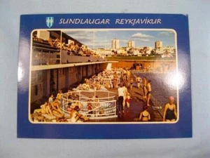 Sundlaugar Reykjavikur Island unbenutzte Postkarte Solarfilm Foto (O) - Bild 1 von 2