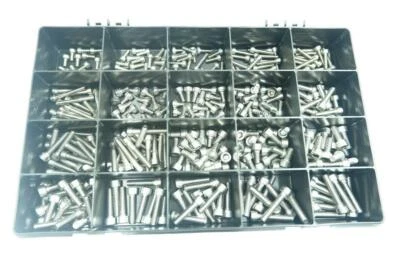 NUTS N BOLTS UK 360 KIT SET M4 M5 M6 A2 Stainless Socket Cap Screws, Socket Allen Key Bolts