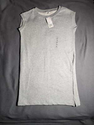 Uniqlo U Dress Womens Medium Gray Sleeveless Jersey Short Minimalist NWT - Image 1 of 4