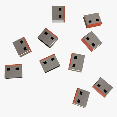 Set of 10 USB Port Blockers - Blocks Locks USB Socket to protect  Data + Privacy - Image 1 of 3