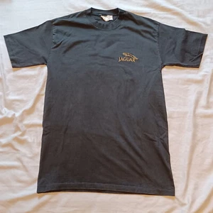 Vintage 1980s Unique Ind. Jaguar Cars Black Single Stitch T-Shirt Youth Size XL - Picture 1 of 9