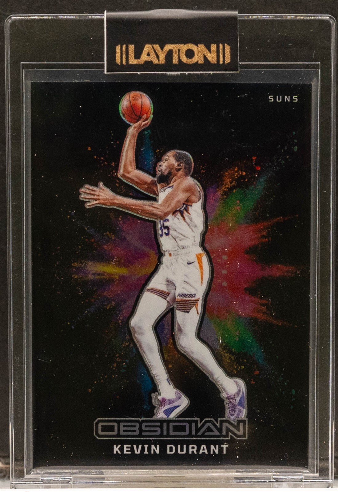 KEVIN DURANT 2023 Panini Obsidian Color Blast Black SP SSP KC1