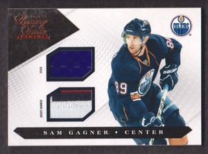 2010-11 Luxury Suite Hockey Jersey Number Stick #28 Sam Gagner 11/25