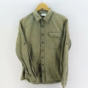 Kathmandu Shirt Mens Adult Size Medium Green Long Sleeve Button Up Casual - Picture 1 of 9