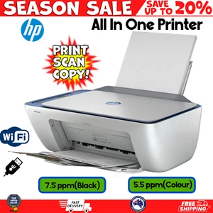 HP DeskJet All-in-One Wireless Multi Function Home Office Printer Scan Copy - Picture 1 of 11