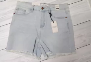 Judy Blue Cut Off Frayed Hem Jean Shorts Light Wash High Waist Size 3XL 3x New - Picture 1 of 20