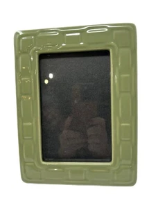 Longaberger Sage Green Picture Frame Holds 4x6 Photo Woven Traditions Cottage - Picture 1 of 4