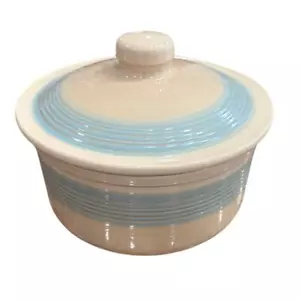 Sun Valley Aqua Casafina Casa Stone Round Covered Casserole Dish - Picture 1 of 7